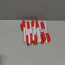 Red Permanent Markers Bulk, 75 Count, Quick Drying and Fade Resistant, Fine Point Marker works on Paper, Plastic, Metal, Wood, Perfect for Classroom, Home, Office