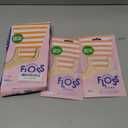 SmartLifeco Eco-Friendly Dental Floss Picks (100ct) - Flossers Made With Straw Wheat Blend, Strong Anti-Shred Thread For Tight Gaps, Tooth Pick Stick For Adults, Soft on Gum & Teeth, Vegan, Unflavored