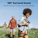 Tribit StormBox 2 Bluetooth Speaker with 34W 360 Surround Sound, XBass Tech, 24H Playtime, IPX7 Waterproof, Bluetooth 5.3, TWS Pairing Portable Wireless Speaker for Outdoor