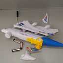 Airplane Toy with Bump and Go, Kids Airplane Toys Flashing Lights and Sound, Realistic Model Plane for Boys and Girls Ages 3-12, Birthday Gifts (Blue)