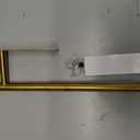 Gold Under Cabinet Paper Towel Holder - No Drill Adhesive & Wall Mount, Luxury Rust-Proof Design for Modern Kitchens