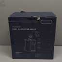 Hot & Iced Coffee Maker with Bold Setting, Single Serve Coffee Maker for K Cup and Grounds, 6-14 Oz Brew Sizes, 50 Oz Removable Water Tank, One Cup Coffee Machine with Reusable Filter, Black