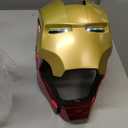 Open/Close Wearable Helmet with Eyes Glowing for Kids and Teens Mask Costume and Role-Play Dress Up, Ideal for Birthdays, Christmas, Halloween(Child Size)