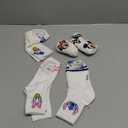 Socksense Cartoon Character Series Women's Original Crew Socks (US, Alpha, One Size, Regular, Regular, M Family_5pairs)