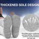 likloks Light Compression Socks (8-15 mmHg) - Cushioned, Arch Support, Breathable - Crew/Over-the-Calf/Knee High - 3 Pairs (Black)