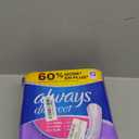 Always Discreet Adult Incontinence Pads for Women, Extra Heavy Absorbency, Long Length, Postpartum Pads, 45 Count