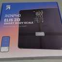 RENPHO Smart Scale with BMI, Body Fat, Muscle Mass, Bluetooth Scale for Body Weight, FSA HSA Store Eligible, 13 Metrics with Large VA Display, Support App Connection, Black, Elis 2X
