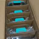 VERONES 5 Pack 36 OZ Glass Meal Prep Containers, Airtight Glass Lunch Containers Set, Glass Food Storage Containers with Lids,Exclusive of BPA, for Microwave, Oven, Freezer & Dishwasher Friendly,Green