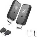 T81 Wireless HDMI Transmitter and Receiver, Plug & Play Portable Wireless HDTV Extender Kit for Streaming Video and Audio to HDTV/Projector/Monitor. (Random White or Black USB Cable)