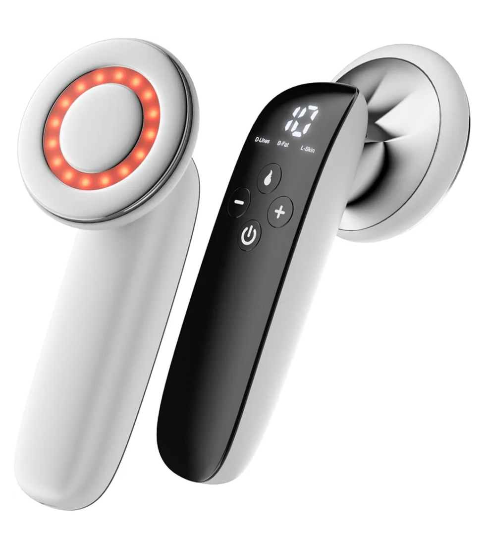 COMEBY Body Sculpting Machine  Professional Handheld Cordless Cellulite Massager  Suitable for Belly, Neck, Legs, Hip, Arms (White)