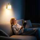 iThird Battery Operated Wall Sconces Set of 2: 6000mAh Rechargeable Wall Light with Touch and Remote, Wireless Wall Lamp for Bedroom, Gold Modern Cordless Wall Scones for Living Room Hallway Bathroom