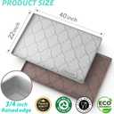 SIKADEER 40" x 22" Under Sink Mat Waterproof, Silicone Mat Kitchen Drawer Shelf and Cabinet Liner, Sink Protector for Kitchen Organizers and Storage, Boot Tray Pet Food Mats