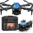 M18LCD Drone with 4K Camera for Adults Drone with Screen on Controller Brushless Motor Optical Flow Positioning Headless Mode One Key Takeoff/Landing RC Quadcopter for Beginners Adults Gifts