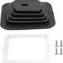 350 Shifter Boot Cover, Shifter Boots, Car Gear Shift Cover Dust, Rubber Shift Boot, 6.69 x 5.51in Manual Automatic Shifter Boot Replacement Parts Easy to Install