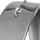 SUNPIE 7" Headlight Visor Trim Ring Motorcycle Headlamp Frenched Rings Decorate Accessories Compatible with Harley Trike Road King Touring Electra Glide Heritage Softail (Silver)
