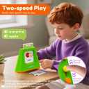 Talking Flash Cards for Toddlers: Self-standing & Dual-Speed Learning Toys with 448 Sight Words - Speech Therapy Toys for Autism Montessori Education - Birthday Gifts for Boys Girls Sensory