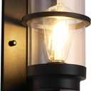 Black Wall Sconce Indoor,Rustic Bathroom Vanity Light Fixtures,Entryway Wall Sconces Lights,Wall Lights for Living Room(Bulbs not Included)