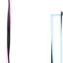 Brightech Helix Modern Color Changing LED Floor Lamp - 48 Tall Lamp with RGB Color Gradient and Contemporary Twisting Column Pole - Corner or End Table Standing Lamp - Built-in NO APP - Black