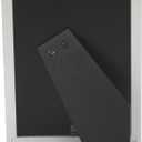 MIMOSA MOMENTS White Picture Frame with Black and White Mosaic Glass Stone (5x7, White)