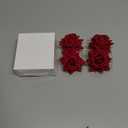 Bememo 2 Pack Women Rose Flower Hair Clip Rose Side Combs Flamenco Flowers Day of the Dead Costumes Mexican Hair Accessories for Wedding Party Decor Gift for Women Mom Grandma(Red)