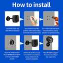 Battery Operated Outdoor Motion Sensor Light, 600LM 6000K Waterproof Wide-Angle Detection Auto On/Off Wall Light, for Garage, Yard, Front Door, Stair and Driveway (2 Packs)