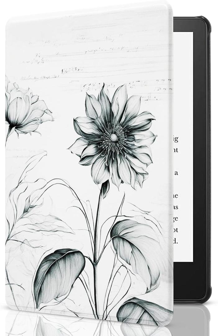 CoBak Case for All New 6 Inch E-Reader 2024 and 2022 (11 Generation) - PU Leather Smart Cover, Auto Sleep and Wake, not Compatible with Kobo Clara