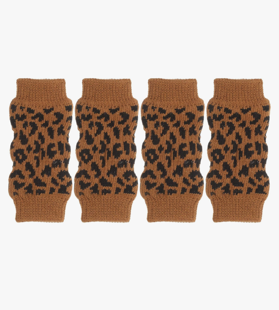 POPETPOP Winter Warm Socks Knitted Leg Hock Protector & Cat Leg Hock Protector for Small Dogs & Cats S