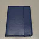 DTTO for iPad (A16) 11th Generation Case 11 Inch 2025, iPad 10th Generation Case 10.9 Inch 2022, Premium Leather Business Folio Stand Cover with Pencil Holder - Auto Wake/Sleep, Abyss Blue