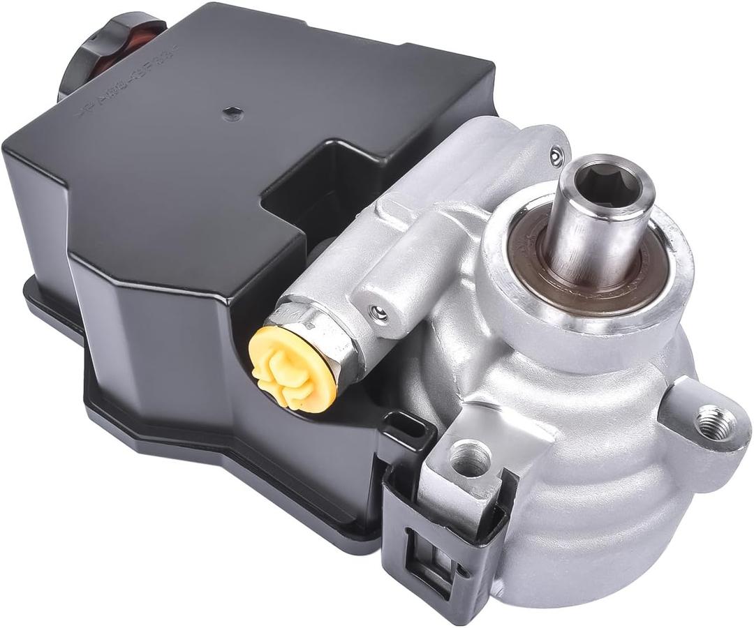 Power Steering Pump with Reservoir Replacement for Pontiac Firebird Chevy Camaro 1998-2002 V8 5.7L 26068934 26068936