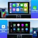 2+32G 9-inch Android 13 Car Stereo for Dodge RAM 2013-2018 IPS Touchscreen Screen Car Radio with Carplay & Android Auto Support Backup Camera GPS FM Navi BT SWC(Auto AC)