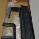 Tailgate Hinge Cover Trim Compatible with 2007-2017 JK Unlimited Spare Tire Bracket Hinge Cover Replace 55397092AC 55397091AC (Black,2-Pack)