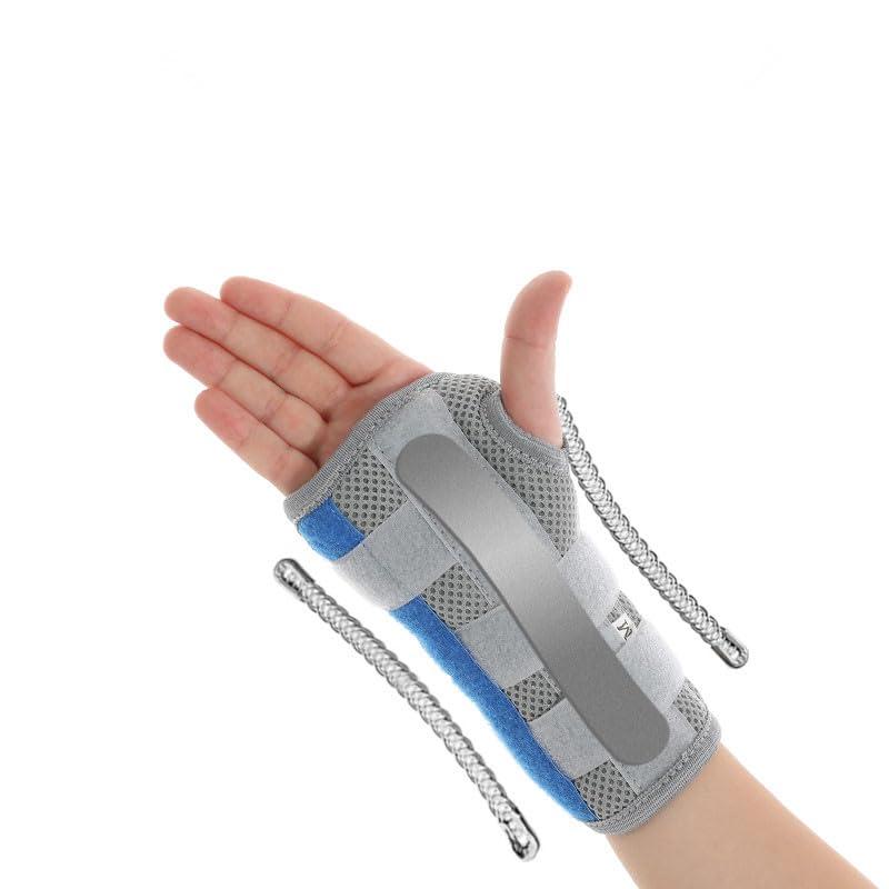 Kids Wrist Support Immobilizer Pediatric Wrist Brace Night Support With Splint To Aid Sprains Strains Support Tendonitis Carpal Tunnel Juvenile Arthritis (Right hand, Small:5.9in)