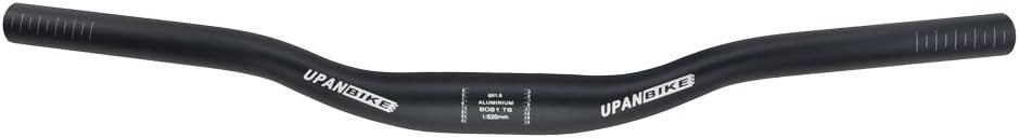 UPANBIKE MTB Mountain Bike Bicycle Short Kids Handlebar 31.8mm*440mm Riser Bar (Black)