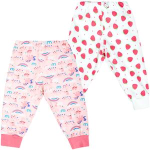 MooMoo Baby Waterproof Diaper Pants for Potty Training 2 Packs Nighttime Diaper Short for Boys and Girls (3-5T, Pink)