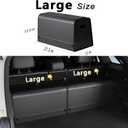 GMQ Trunk Organizers for Car,Car Organizers and Storage for SUV,Magnetic Lid with Collapsible Storage, Large Capacity for SUV, Truck, MPV (L-21.51312.5 IN)
