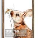 Rustic Walnut 14x20 Frame - Single Frame, 14 x 20 Poster Frame for Artwork, Puzzles, Photos and Movie Posters Picture Frames, Perfect Christmas Frame