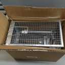 2 Packs Humane Rat Trap Outdoor, Wanqueen Humane Mouse Traps Indoor for Home, Small Rodent Chipmunk Trap and Other Live Animal Cage Catch and Release