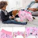 CuteBone Dinosaur Costume Dog Pajamas, Stretchy Spandex Crystal Velvet Sleepwear Coat for Small Dogs, Soft & Warm Pet Outfit Clothes for Cold Weather, Cozy Pullover Design COSP09M, Medium