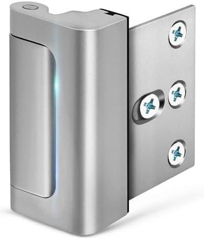 EverPlus Home Security Door Lock for Kids Safety, Childproof Door Reinforcement Lock for Front Door Withstand 800 lbs for Inside Swinging Door, Upgraded Metal Child Safety Door Latch Lock Defend Home