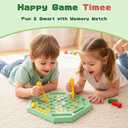 Flip Chess Memory Game,52PCS Fruit Flip Board GameMemory Matching Game Flipping Chess Match Board Game Party Travel Desktop Puzzle Strategy Games for Kids and Adults