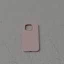 ORNARTO Compatible with iPhone 13 Case 6.1, Slim Liquid Silicone 3 Layers Full Covered Soft Gel Rubber Case Cover 6.1 inch-Chalk Pink