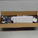 ENJOYBASICS 2 Pack Adjustable Spring Tension Curtain Rods 32 to 66 Inches, Stainless Steel Matte Black Shower Rod No Drilling for Window, Bathroom, Closet, Room Divider, 7/8" Diameter