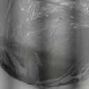 WUZUPS Chandelier Rustic Farmhouse Industrial Round Ceiling Pendant LED Light Fixture with Clear Glass Shades for Dining Room Kitchen Island Foyer Entryway, H 9.4" x W 10.6", E26 Base, Black