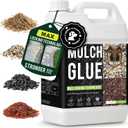 GloGlo 166OZ Ready to Use Mulch Glue for Landscaping Rock Glue No Dilution Needed Strong Adhesion of Rocks, Gravel & Mulch, Fast-Drying & Weather-Resistant Gravel Binder for Pebble, Pine Straw (EXP 12/01/26)