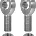 3/4" Heim Joint Rod End Bearing w/Jam Nut,RH & LH 3/4"-16 Thread x 3/4" Bore Chromoly Panhard Rod End Kit for Steering, Suspension,Traction Bars,Links Joints-2Pk