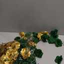 108pcs Roses Head Flowers with Stem  Emerald Green Gold Artificial Flowers Rose Bulk  Silk Rose Fake Flower for Wedding Bouquet Decor DIY Baby Shower Centerpieces St Patrick's Day Decoration