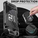 RHOTALL Glitter Case for Nintendo Switch 2 2025, Protective Dockable PC Shell Case, Slim Design Crystal Flash Controller Cover with Detachable joycon Compatible with New Nintendo Switch 2 7.9 Inch