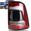 Lathsy LED Tail Lights Black Cover w/o Blind Spot Detection Compatible With 2019-2023 Dodge Ram 2500 Right Passenger Side Replace:68361718AD