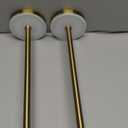 Swinerton Cordless Table Lamp Set of 2, Gold 5000mAh Rechargeable Battery Operated Lamps, Wireless 3 Color Dimmable Touch Lamp Table Light for Restaurant Dining Patio Outdoor, Home Decor