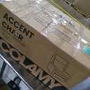 3-in-1 Swivel Rocking Recliner Chair, Oversized MALOL Glider with Ergonomic Back, PU Leather Recliner for Living Room and Nursery (Cocoa)